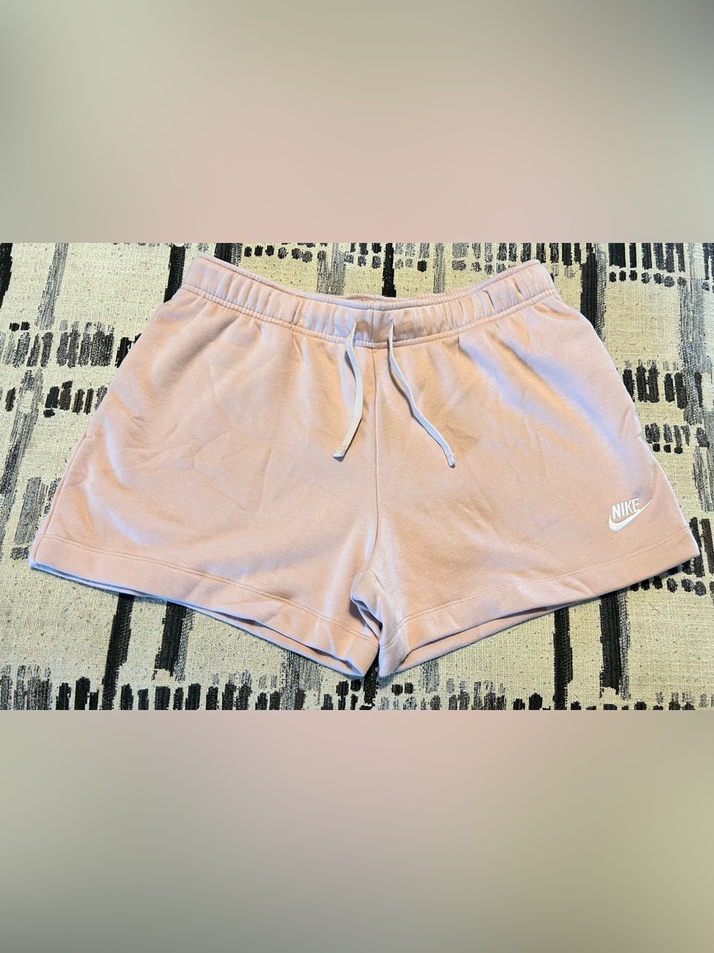 Nike Women's Drawstring Athletic Shorts - Light Pink